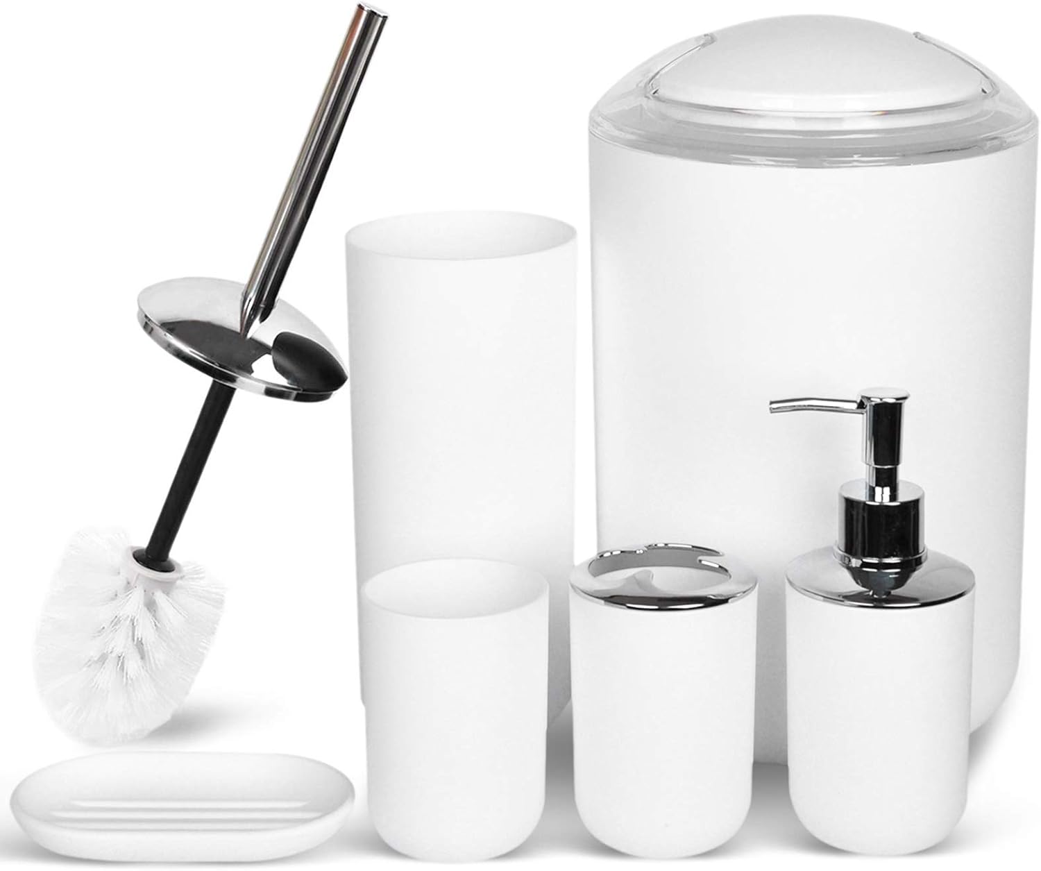 CERBIOR Juego de accesorios de baño de 6 piezas